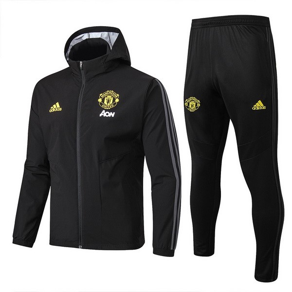 Rompevientos Manchester United Conjunto Completo 2019-20 Negro